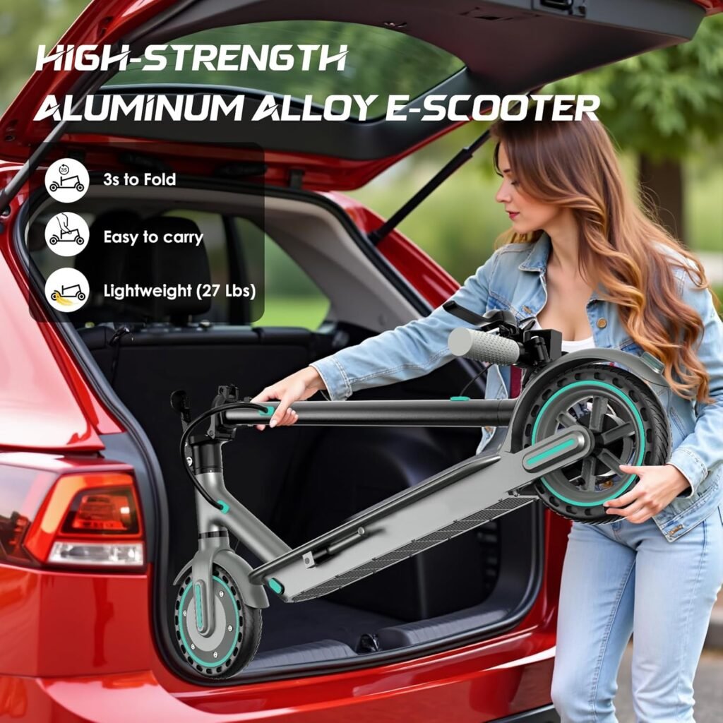 Foldable EGGKING V8 Electric Scooter for Adults